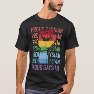 T-shirt Fière Gay pride Gaysienne patrimoine asiatique