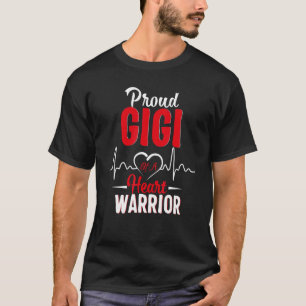 T-shirt Fière Gigi D'Une Sensibilisation À La Chd D'Un Gue