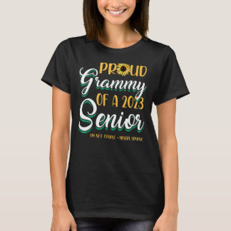 T-shirt Fière Grammy D'Un Senior De 2023 Je Ne Pleure Pas