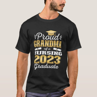 T-shirt Fière grand-mère de la promotion 2023 infirmière d