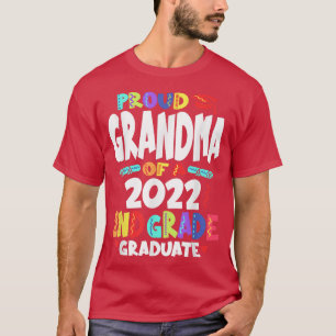 T-shirt Fière grand-mère d'un diplômé de 2e année 2022