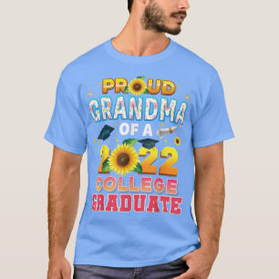T-shirt Fière Grand-Mère D'Un Diplôme De Classe 2022 Diplô