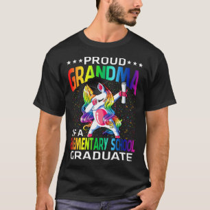 T-shirt Fière Grand-Mère D'Un Diplômé De L'École Primaire 