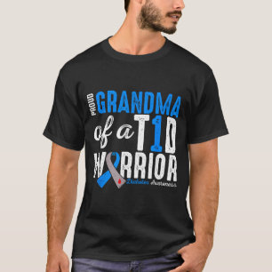 T-shirt Fière grand-mère d'un guerrier T1d diabète de type