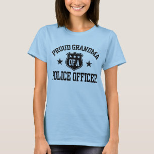 T-shirt Fière grand-mère d'un policier