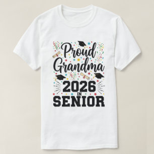 T-shirt Fière grand-mère d'une promotion de football 2026