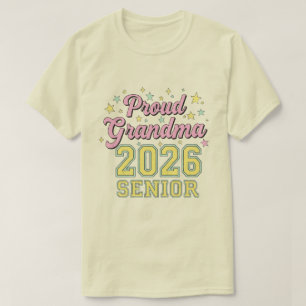 T-shirt Fière grand-mère d'une promotion de football 2026