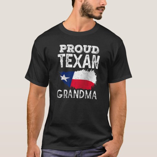T-shirt Fière grand-mère texane patriotique Texas Pride Cu (Devant)