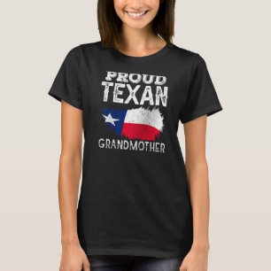 T-shirt Fière grand-mère texane Patriotique Texas Pride mi