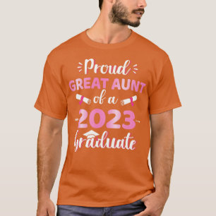 T-shirt Fière grande tante d'une classe de fin d'études su
