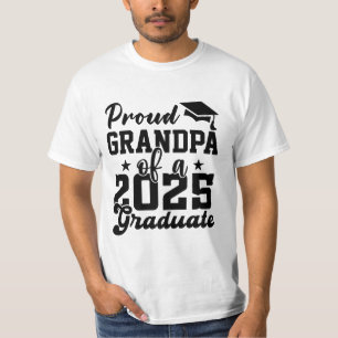 T-SHIRT FIÈRE GRANDPA DE LA CLASSE DE DIPLÔME 2025 DE 2025