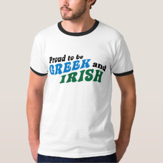 T-shirt Fière grecque et irlandaise