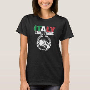 T-shirt Fière Italie Tennis de Table Italien Ping Pong Sou