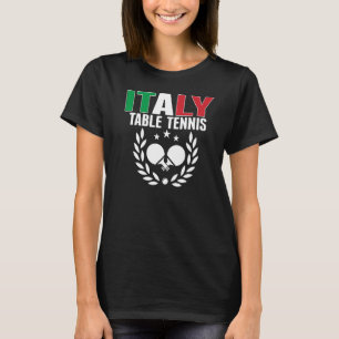 T-shirt Fière Italie Tennis de Table Italien Ping Pong Sou