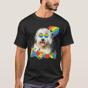 T-shirt Fière LGBT Gay Vieux anglais Sheepdog Dog Pride Dr