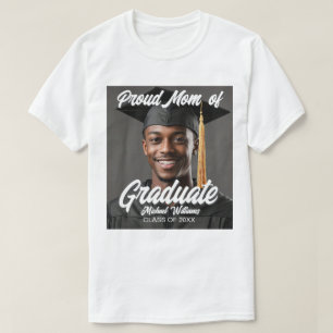 T-shirt Fière maman de la photo de diplômé Année de remise
