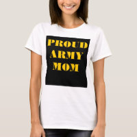 T-Shirt Fière Maman de l'Armée