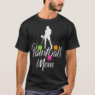 T-shirt Fière Maman de Paintball Soutenant les Joueurs en 