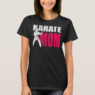 T-shirt Fière Maman D'Un Combat De Karaté