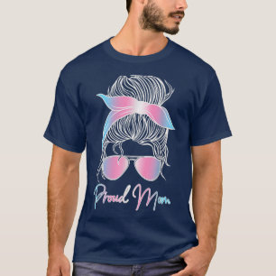 T-shirt Fière maman d'un enfant trans jour de la fête des 