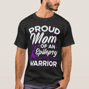 T-shirt Fière maman d'un guerrier de l'épilepsie Sensibili