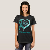 T-shirt Fière Maman D'Un Guerrier Neuralgique Trigeminal (Devant entier)
