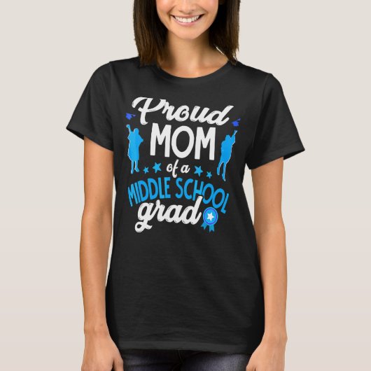 T-shirt Fière Maman D'Un Lycée (Devant)