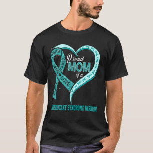 T-shirt Fière Maman D'Un Syndrome Hétérotaxique Warrior Ru