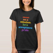 T-shirt Fière Maman Fierté LGBTQ Ally Mère Gay Bi Lesbia (Devant)