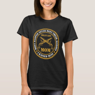 T-shirt Fière Maman Militaire Mère Héros Maman