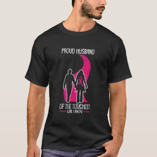 T-shirt Fière Mari Conscience du cancer du sein K Ribbon W