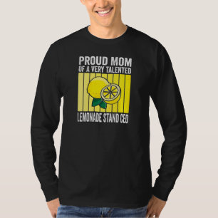 T-shirt Fière Mère de Femme d'un Stand de Limonade Très Ta