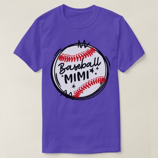 T-shirt Fière Mimi De Baseball (Design devant)