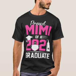 T-shirt Fière Mimi d'un diplômé de 2021 avec masque facial