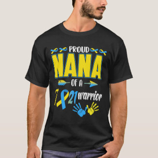 T-shirt Fière Nana Du T21 : Sensibilisation Au Syndrome De