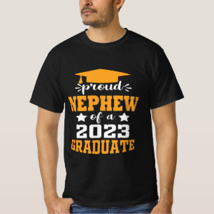 T-shirt Fière NEPHEW d'une classe de 2023 Graduate Modern