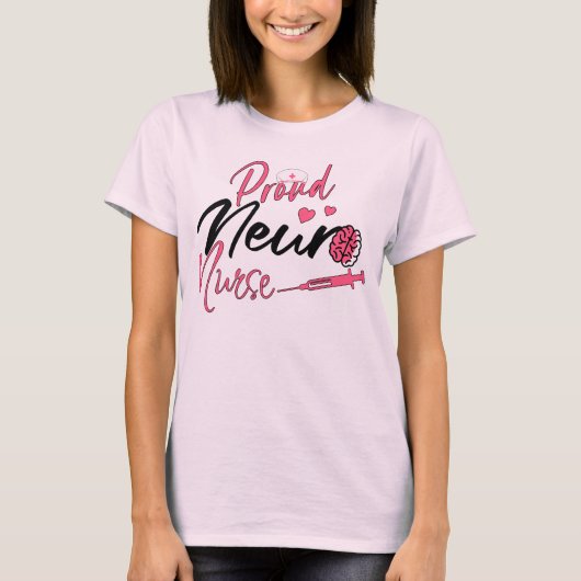 T-shirt Fière Neuro Neuroscience Neurologie (Devant)