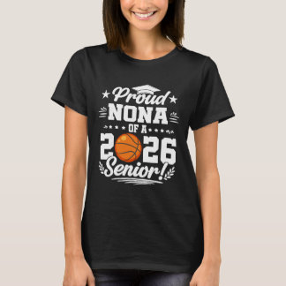 T-shirt Fière Nona d'un diplômé senior Sketll 2026 