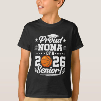 T-shirt Fière Nona d'un diplômé senior Sketll 2026 