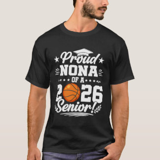 T-shirt Fière Nona d'un diplômé senior Sketll 2026 