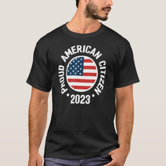 T-shirt Fière nouvelle citoyenne 2023 US Citoyenneté Améri (Devant)