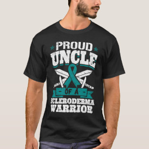 T-shirt Fière Oncle D'Un Scleroderma Guerrier La Rib De Se
