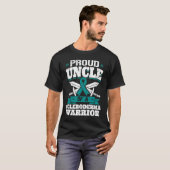 T-shirt Fière Oncle D'Un Scleroderma Guerrier La Rib De Se (Devant entier)