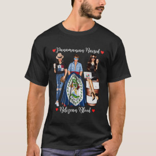 T-shirt Fière Panaïenne avec racines béliziennes Belize Dr