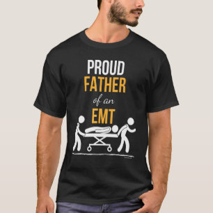 T-shirt Fière Père Emt Papa Père Grand-Père Papa Papa Fa