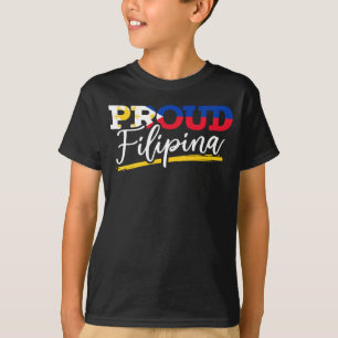 T-shirt Fière Philippine Pride Philippines Femme Fille