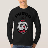 T-shirt Fière Pitbull Maman 393 (Devant)