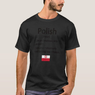 T-shirt Fière Pologne Définition Pologne Drapeau Racines p