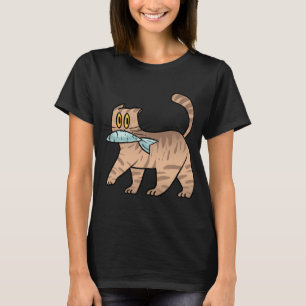 T-shirt Fière prise ou poisson-chat?