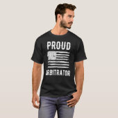 T-shirt Fière profession d'arbitre drapeau américain (Devant entier)